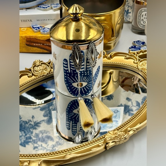 🆕 TOGA PULLA 🧿 NWOT Metal Fringe Earrings - White Fringe - Picture 13 of 15